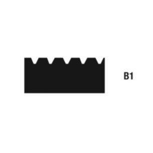 Рейка зубчаста Wolff B1 28 см 166374